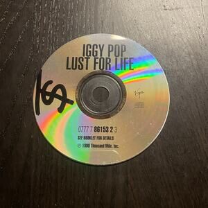 O10-1 IGGY POP Lust For Life - 1990 - 0777 7 86153 2 3